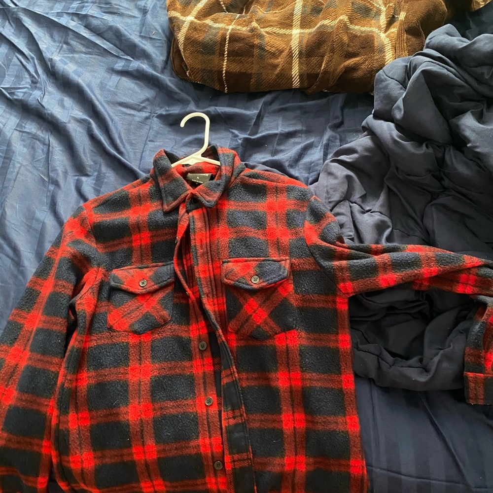 Flannel fleece shirt